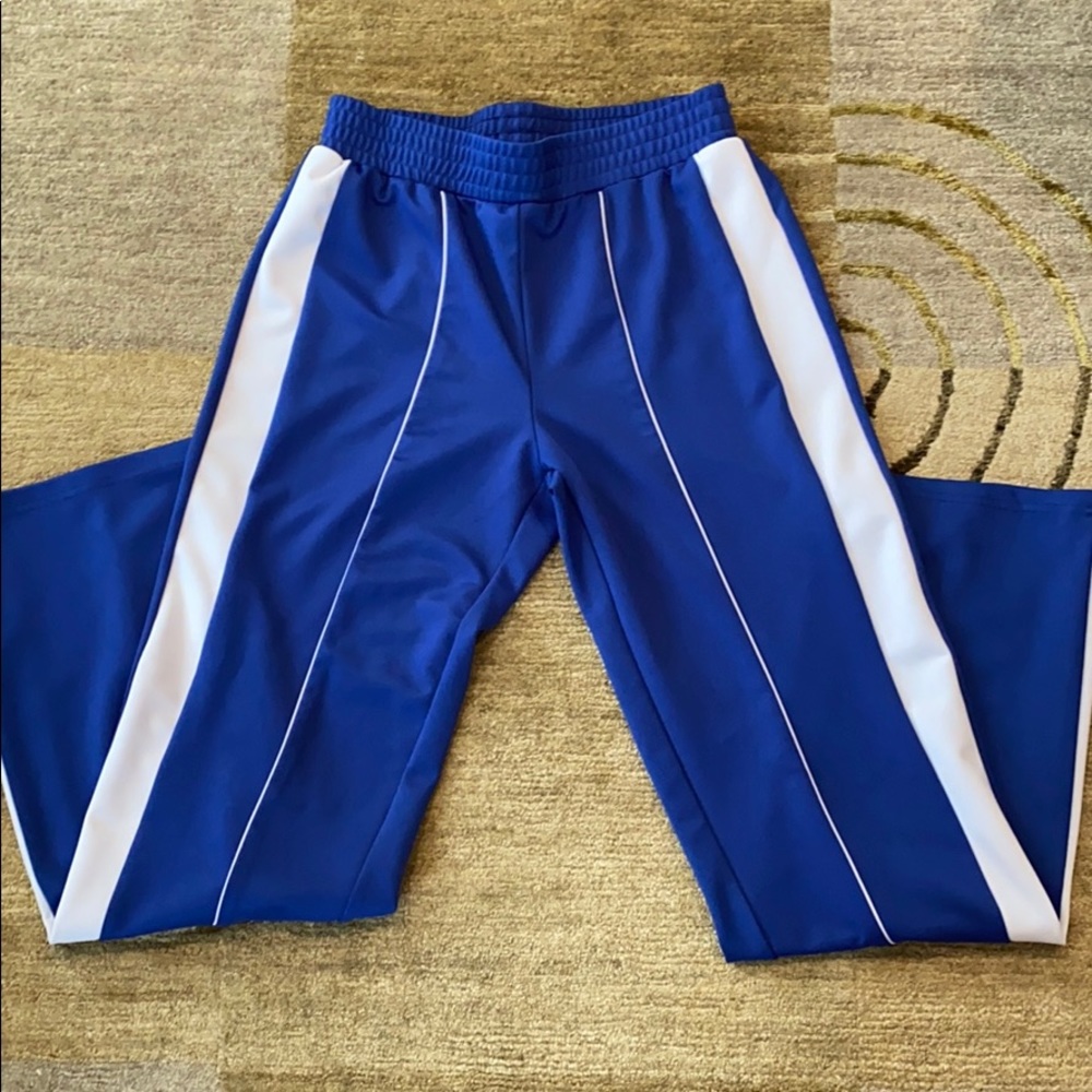 ~Signature 8~ Blue with White Stripe Track Pants